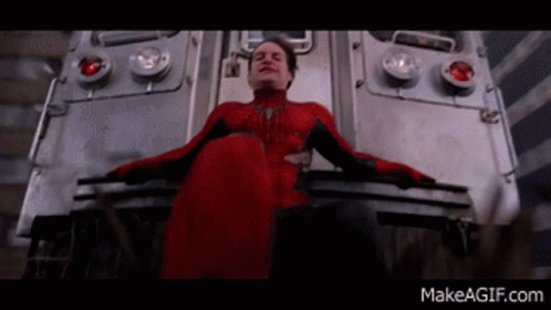 Spiderman Stop GIF - Spiderman Stop Train - Discover & Share GIFs