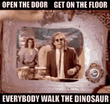 Walk The Dinosaur Was Not Was GIF - Walk The Dinosaur Was Not Was Open The Door GIFs