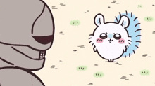 a cartoon of a robot and a hedgehog with the words there 's a delay below them