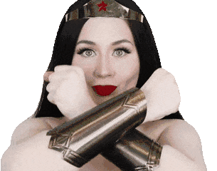 Wonder Woman Strong Sticker - Wonder Woman Strong Lillee Jean Stickers