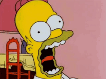Scared Homer Simpson GIF - Scared Homer Simpson Scream GIFs