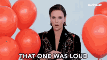 That One Was Loud Unexpected GIF - That One Was Loud Unexpected Balloons GIFs