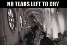 No Tears Left To Cry Ariana Grande GIF - No Tears Left To Cry Ariana Grande All Cried Out GIFs