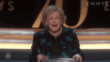 Betty White Laughing Crying GIF - Betty White Laughing Crying Emmys GIFs