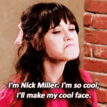 nick miller new girl turtle face