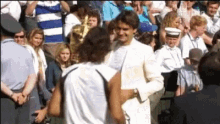Well Done Roger Federer GIF - Well Done Roger Federer Rafael Nadal GIFs