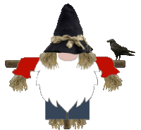 Scarecrow Gnome Sticker