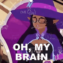 Oh My Brain Tiffany Witcher GIF - Oh My Brain Tiffany Witcher My Brain Hurts GIFs