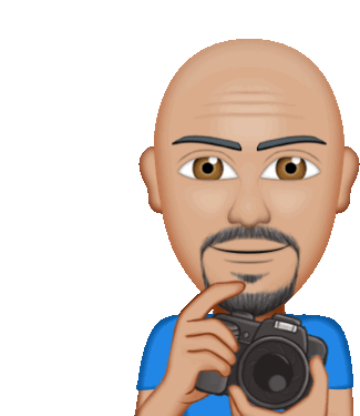 Camera Bald Man Sticker - Camera Bald Man Smiling Stickers