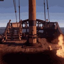 Ship On Fire Gaming GIF