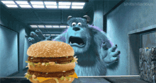 mcdonalds sully big mac monsters inc fast food