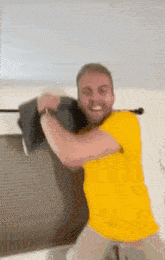 Playfight Pillow Fight GIF