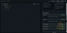 a screenshot of a program that says test case analysis at the top
