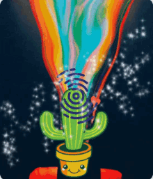 Maracactus Rainbow GIF - Maracactus Rainbow Telepathy GIFs