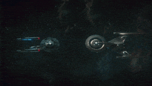 Floating In Space Uss Discovery GIF - Floating In Space Uss Discovery Iss Enterprise GIFs