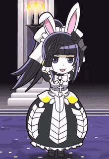 Overlord Narberal Gamma GIF - Overlord Narberal Gamma Bunny Ears GIFs