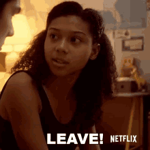 Leave Monse Finnie GIF - Leave Monse Finnie On My Block GIFs