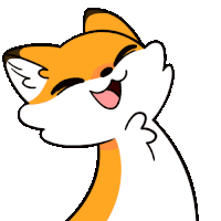 Vicksy Fox Sticker