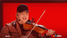 Playing Violin Philip Bowen GIF - Playing Violin Philip Bowen America'S Got Talent GIFs
