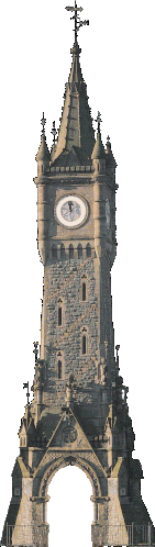Machynlleth Tower Sticker - Machynlleth Tower Clock Stickers