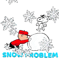 Snoopy Snowflake Sticker - Snoopy Snowflake Christmas Stickers