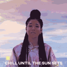 Chill Until The Sun Sets Jhene Aiko GIF - Chill Until The Sun Sets Jhene Aiko Relax GIFs