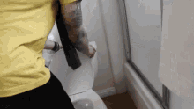 Touch Toilet GIF - Touch Toilet Blindfold GIFs