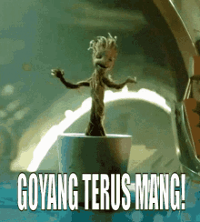 Baby Groot Joget GIF - Groot Joget Goyang GIFs