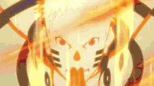 Naruto Tailed Beast Mode GIF - Naruto Tailed Beast Mode Flame GIFs