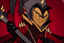 a cartoon drawing of a demon with fire coming out of its mouth