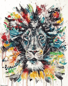 Lion Art GIF - Lion Art Masterpiece GIFs