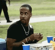 Eating Minding My Business GIF