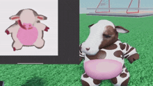 Cow Roblox GIF - Cow Roblox Wondernat GIFs