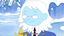 i understand your plight the winter king adventure time fionna and cake i understand your predicament i feel your pain
