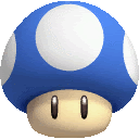 Mini Mushroom Mario Sticker - Mini Mushroom Mario Stickers