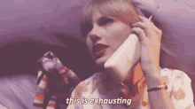 Taylor Swift Tired GIF - Taylor Swift Tired Exhausted GIFs