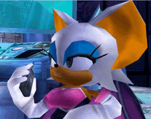 Sonic Adventure 2 Rouge The Bat GIF - Sonic Adventure 2 Rouge The Bat Walkie Talkie GIFs