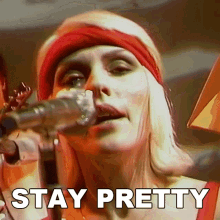 Stay Pretty Debbie Harry GIF - Stay Pretty Debbie Harry Blondie GIFs