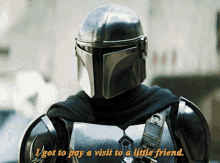The Book Of Boba Fett The Mandalorian GIF - The Book Of Boba Fett The Mandalorian I Got To Pay A Visit To A Little Friend GIFs