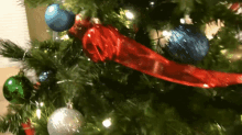 Sml Knocking Over Tree GIF - Sml Knocking Over Tree Christmas Tree GIFs