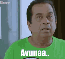 Avunaa Shock GIF - Avunaa Shock Brahmi GIFs