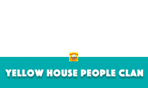 Navamojis Yellow House People Clan Sticker - Navamojis Yellow House People Clan Stickers