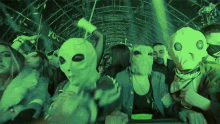 alien party headbang rave turn up