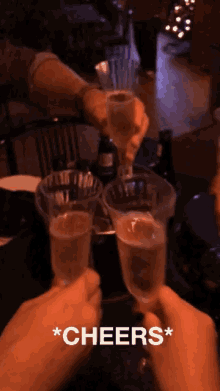 Group Cheers GIF - Group Cheers Champagne GIFs