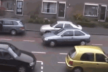 parallel parking fail bad driver crash disaster
