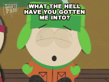 What The Hell Have You Gotten Me Into Kyle Broflovski GIF