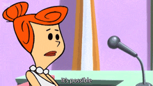 It'S Possible Wilma Flintstone GIF - It'S Possible Wilma Flintstone Harvey Birdman Attorney At Law GIFs