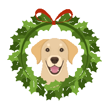 Taste Of The Wild Christmas Dog Sticker - Taste Of The Wild Christmas Dog Holidays Stickers