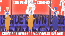a poster that says combat providence analysis system