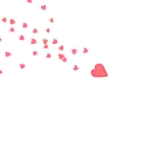 a cartoon panda bear is holding a pink heart and a star in its hand .